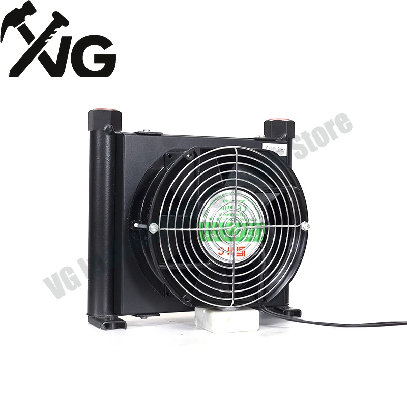 aj0510t-ca-10l-min-hydraulic-cooler-air-cooled-oil-radiator-heat-exchanger-for-cnc-hydraulic-system-for-vp20-vane-pumb-dc12v