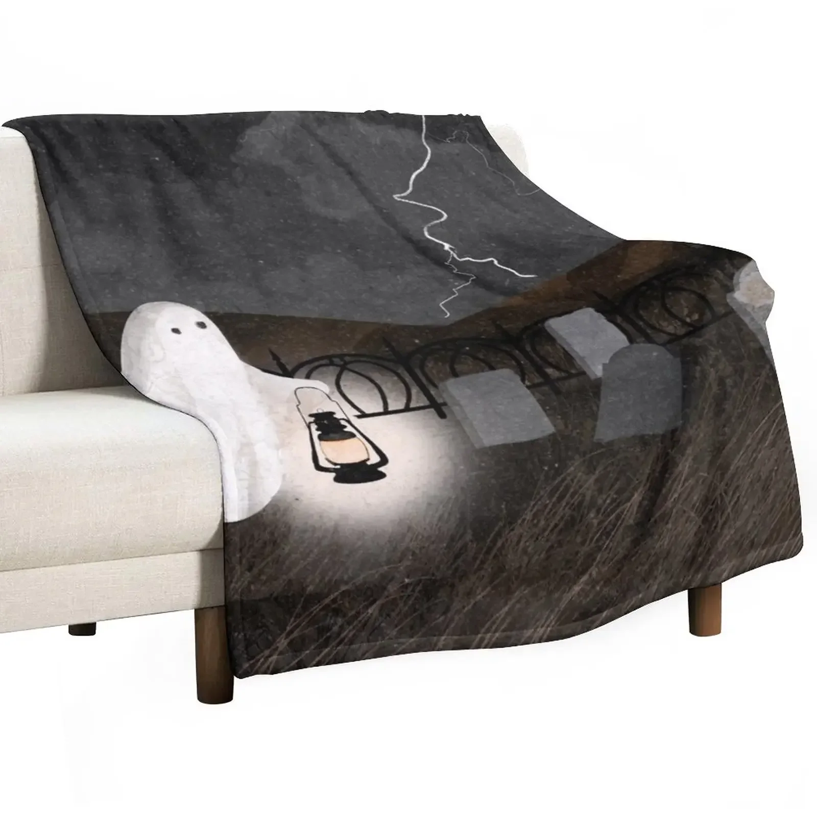 

The Graveyard Throw Blanket Soft Soft Beds Bed Fashionable Quilt Blankets