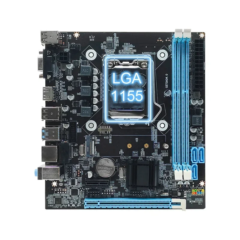 The new H81 computer motherboard with 1150 pins supports fourth generation I3 I5 I7 DDR3 dual channel 16GB