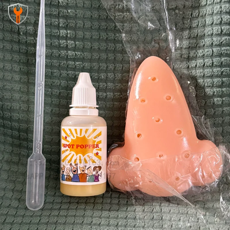Vent and decompress, pinch toy nose, squeeze blackheads, squeeze acne