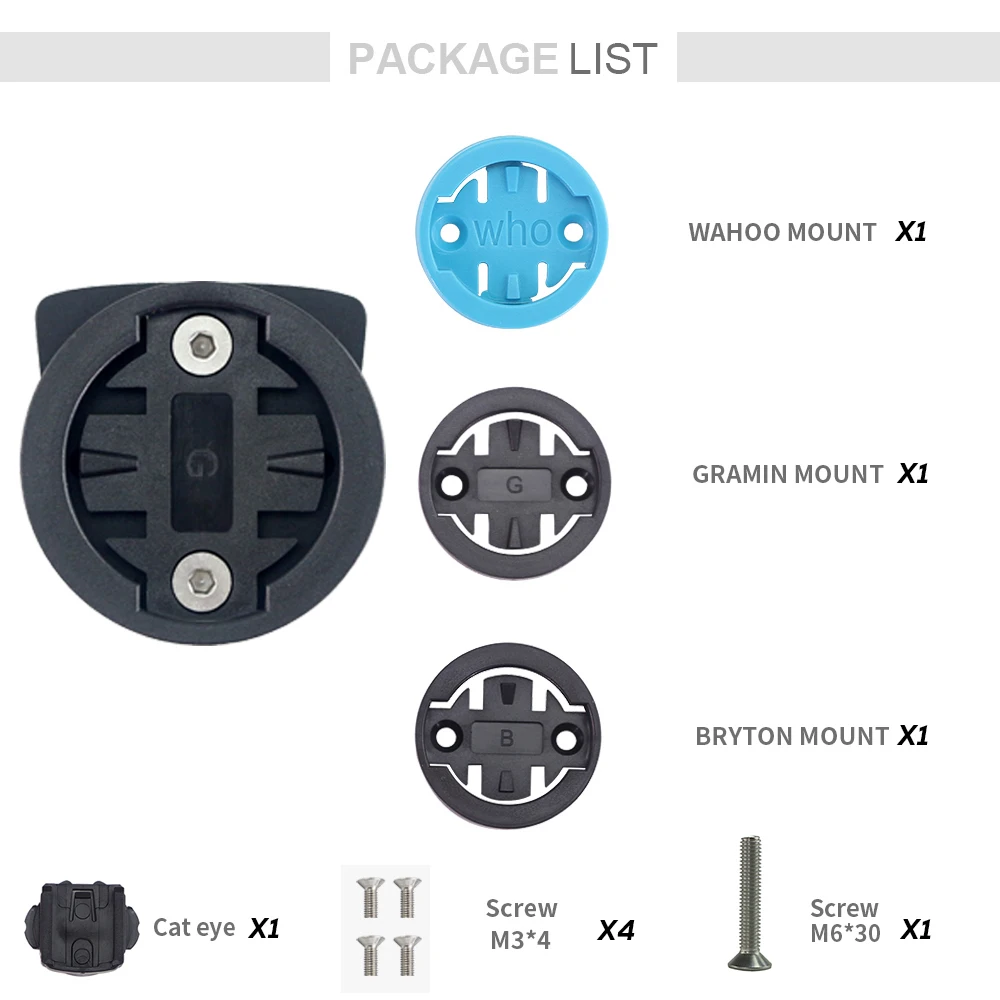 Syncros Top Cap Integration Computer Mount For Garmin/Wahoo/Bryton For Fraser Ic Sl WC/DC/XC Handlebars Cockpit AM Stems