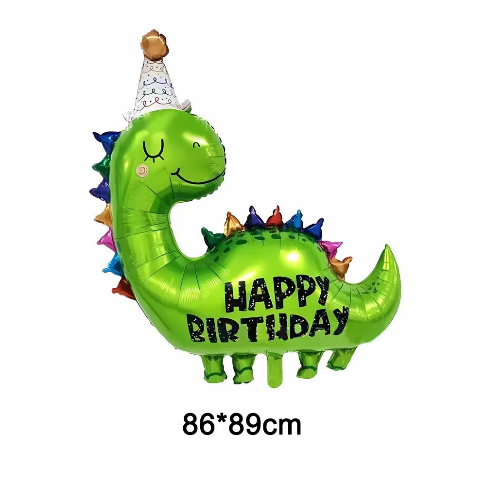 1/5/10 Stück Niedliche Cartoon-Dinosaurier-Folienballons für Kindergeburtstage, Babypartys, Dino-Themenpartys und Fotohintergründe – Detail 1