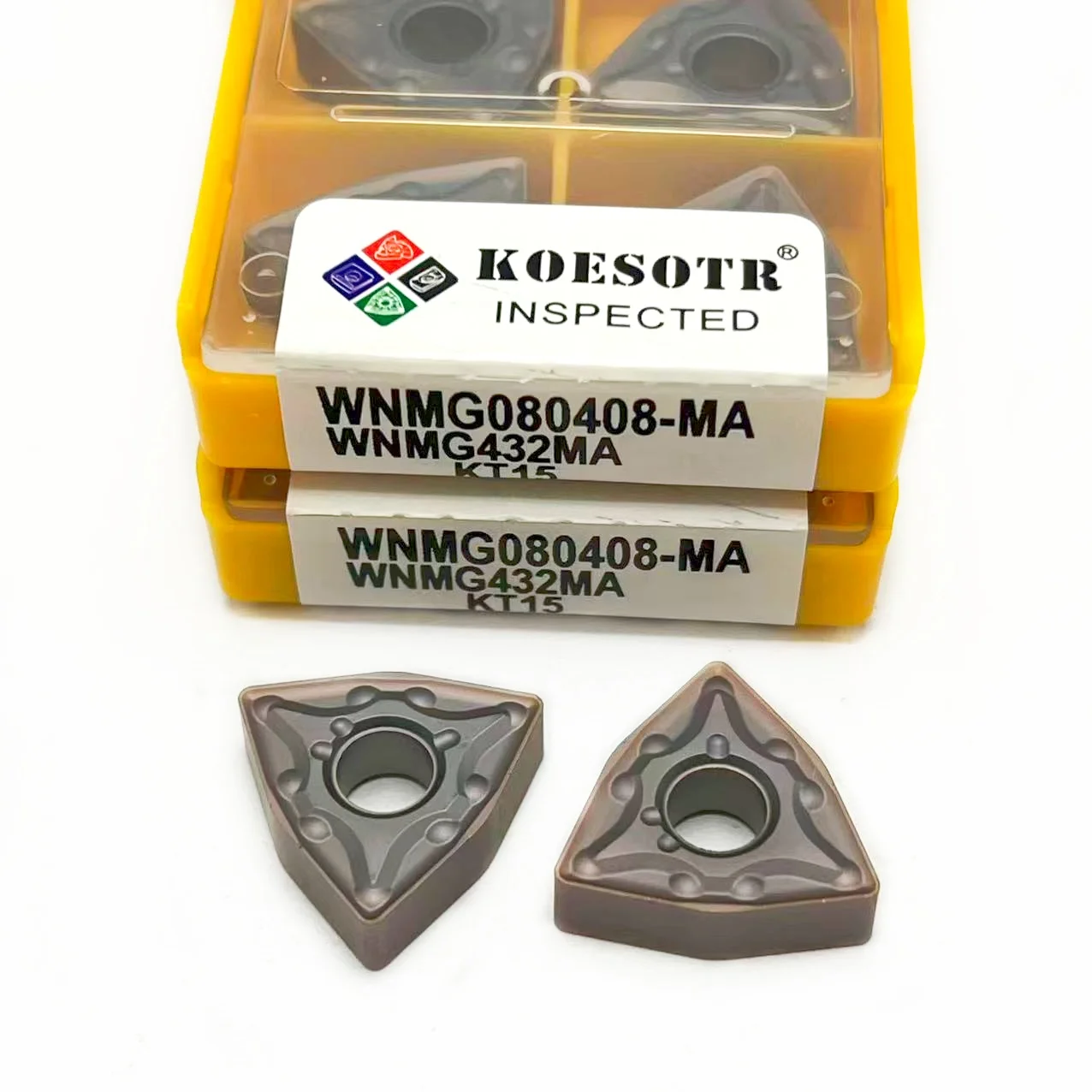 Herramienta de torno cilíndrico de hoja de carburo original de alta calidad, WNMG080404-MA WNMG080408-MA KT15 KT6020