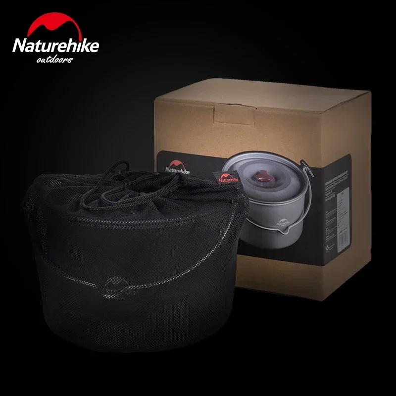 

Naturehike-Portable Ultra Light Pot, Outdoor, Camping, Hiking, Picnic, Field, 4L High Capacity NH17D021-G