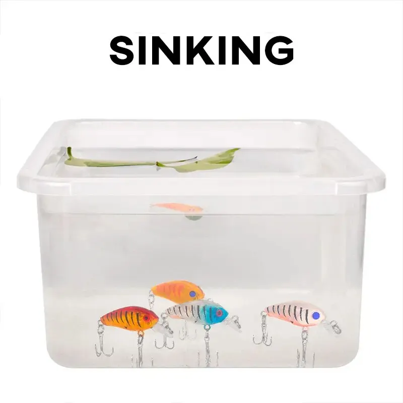 Crankbait Fishing Bait 8pcs 4g 4.5cm Artificial Hard Baits Crank Lure Set Sinking Minnow Jerkbait Wobbler Fishing Tackle Pesca image 5
