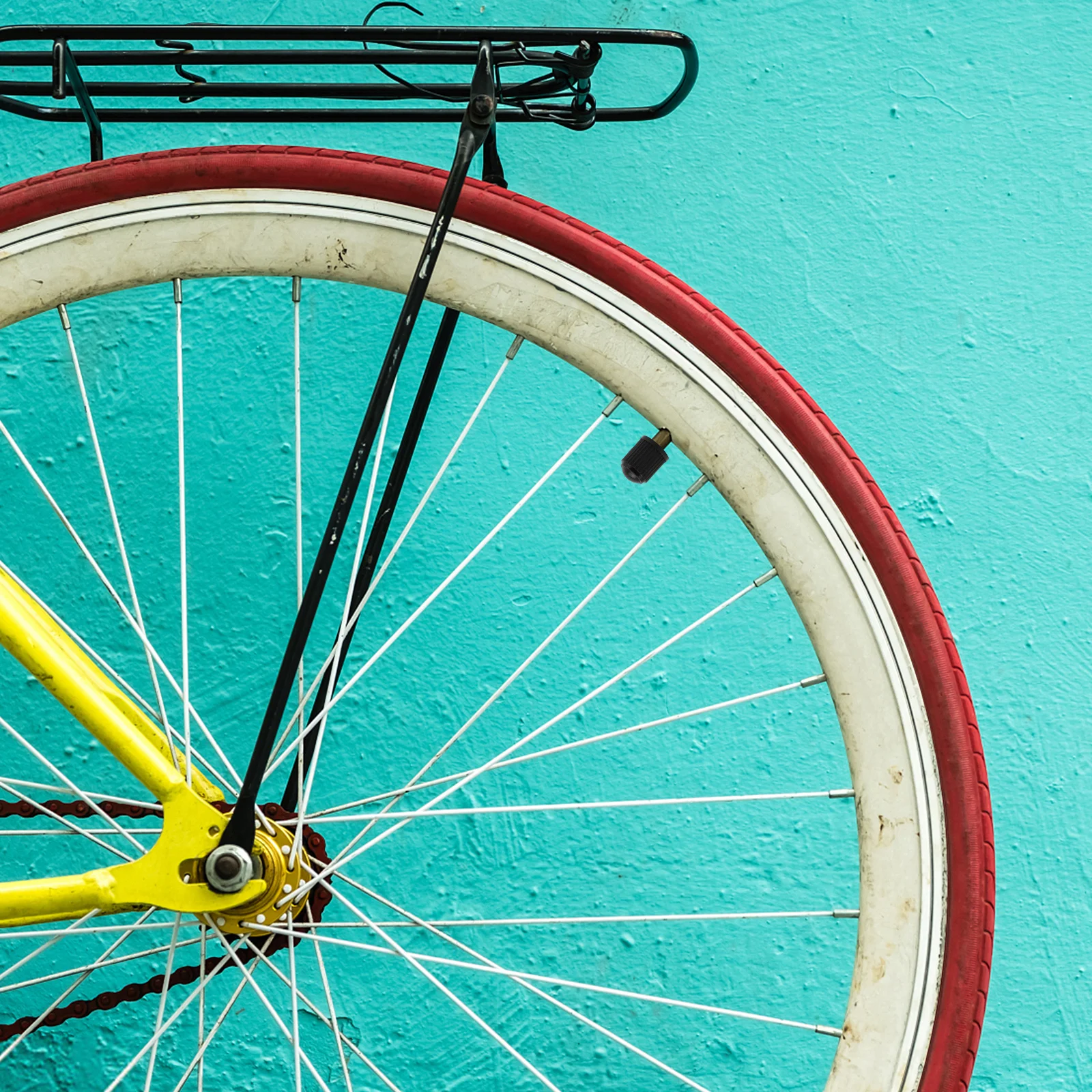 

100Pcs Superior Valve Caps Tire Valves Stem Covers for Bicycles Cars Motorbikes Prevent Leaks Easy to Replace and Use