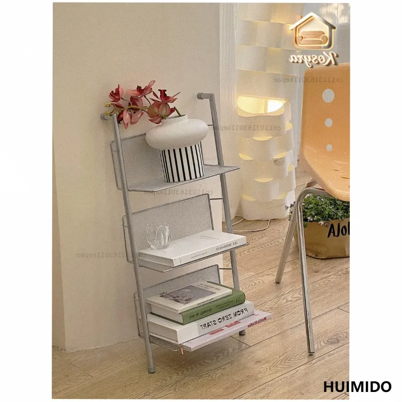 INS Used Bookshelf Storage Rack, Floor-standing Magazine Display Clothing Store Display Rack Wall-mounted Multi-layer