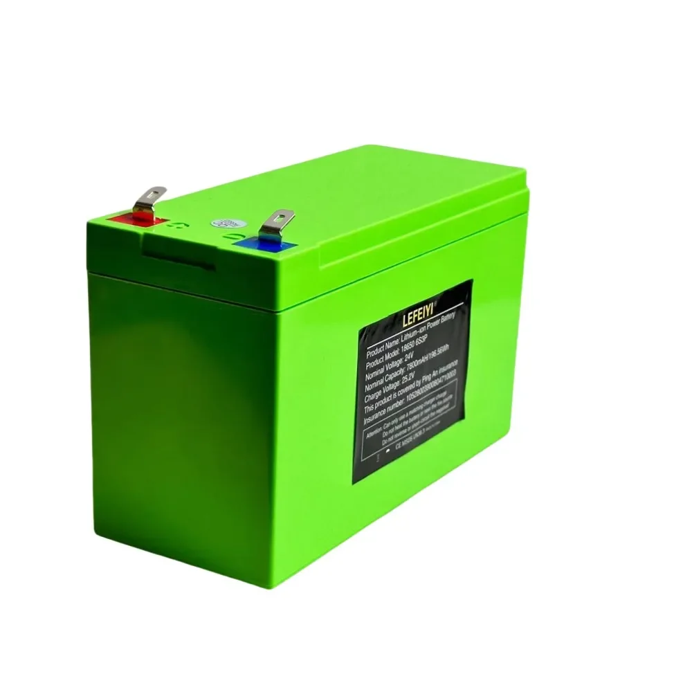 噴霧器、子供用オートバイ、おもちゃの車、電気三輪車に適したリチウムbmsバッテリー、24v、25.2v、7800mah、6s3p