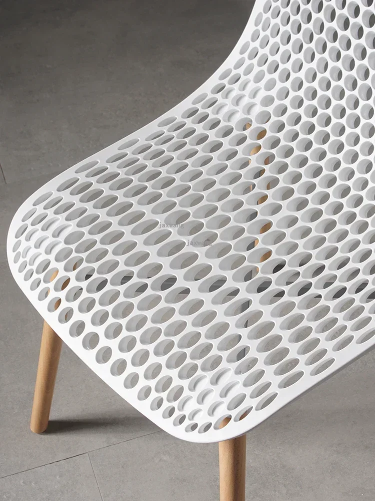 Nordic Home Dining Chair for Dining Room Simple Modern Leisure Fashion Plastic Dining Chair Designer Creative Backrest Chair