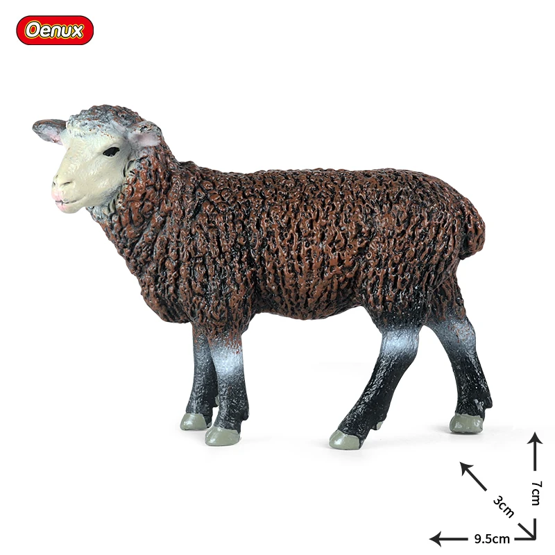 Oenux Wild Animals Antelope Alpaca Lamb Sheep Goat Model Action