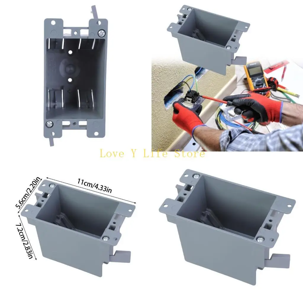 

L74C Electrical Outlet Box for Old Work Applications Single Gang Designs Suitable for Residential and Commercial Use