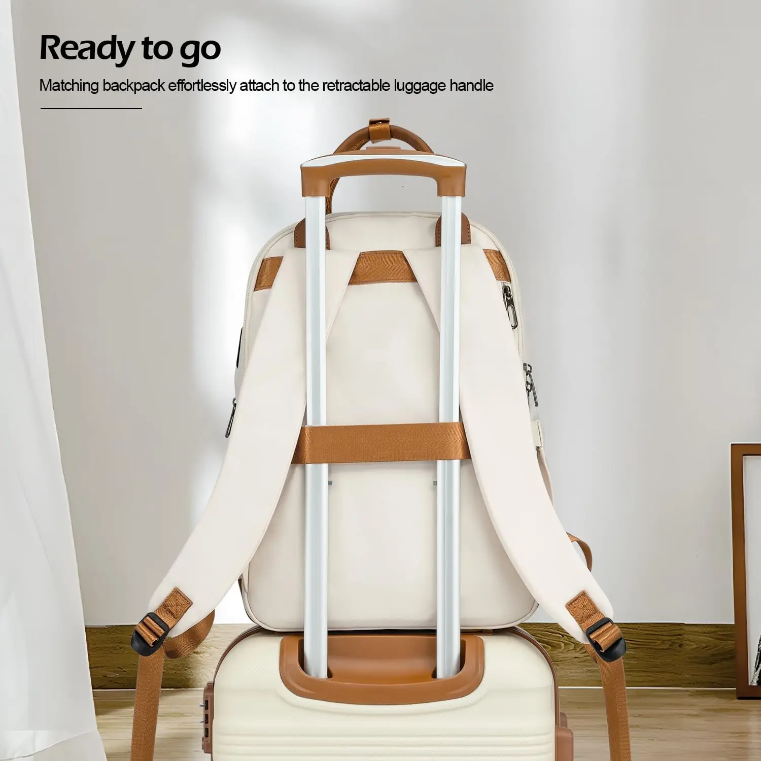 Hardside Conjunto de Bagagem com Rodas Tsa Lock Spinner, Carry On Suitcase, Branco, 3 Piece Set, Bp Tb 2