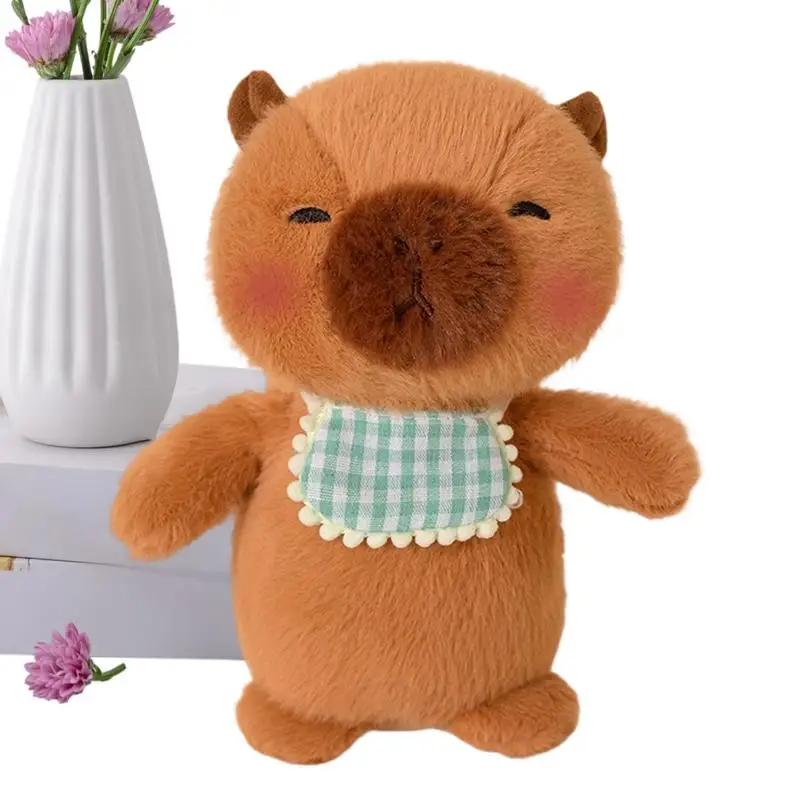 

Capybara Stuffed Animal 7.8 Inches Stuffed Animal Toy Clapping Collectible With Sound Dancing Plush Dolls For Home Living Room