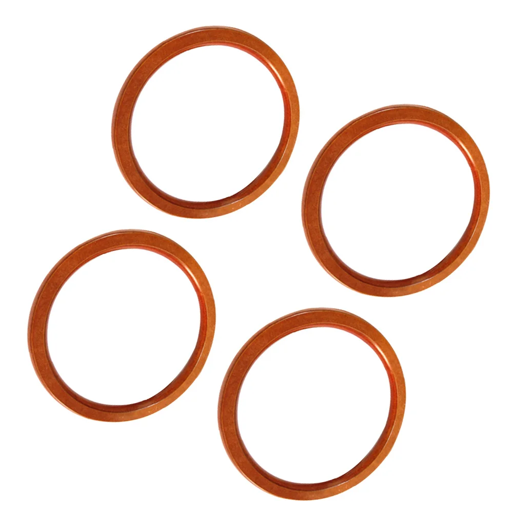 

4Pcs Bamboo Wood Ring Handles Smooth Craft DIY Accessories Tote Bag Handbag Handle Durable Solid Wood Circles 11cm