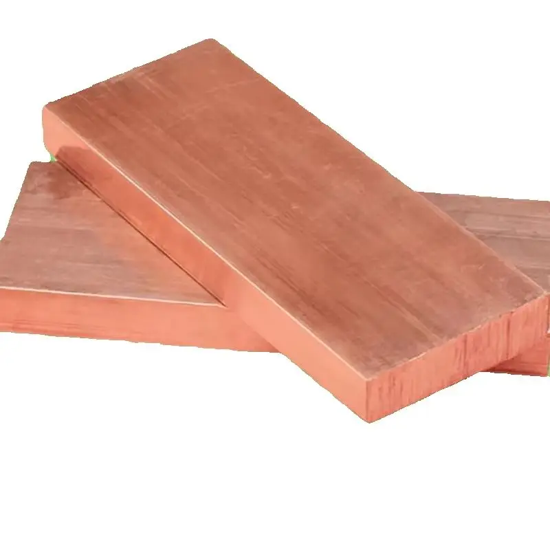 Flat Bar Copper Thickness 1 1.5 2 3 4 5 6mm Length 100 200 500mm