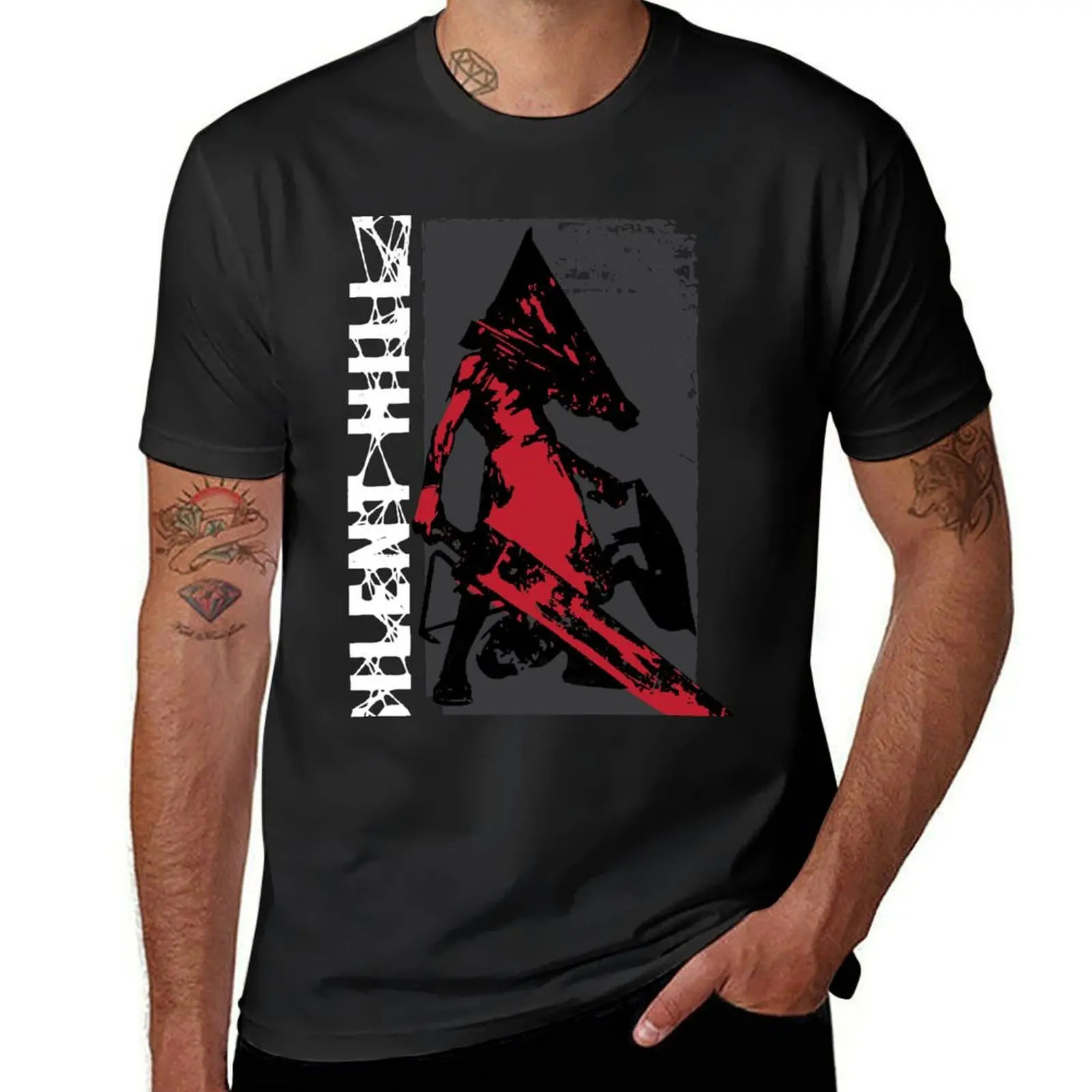 Red Pyramid Thing T-Shirt plain sweat clothes for men