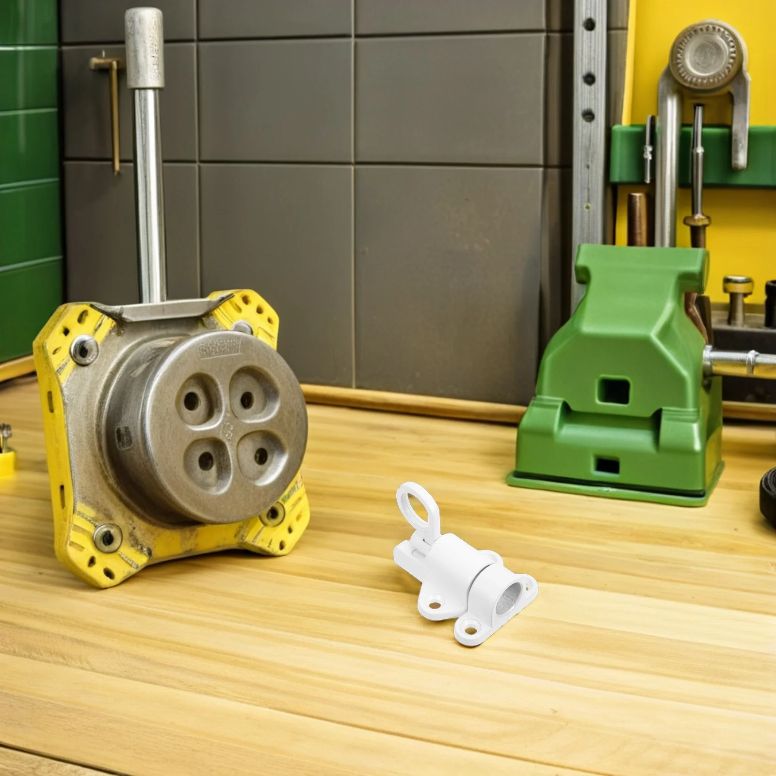 4Pcs Automatic Self Closing Door Latch Aluminum Alloy Spring Lock Gate Window Cabinet Security Window Latch Replacement