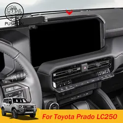 For Toyota Land Cruiser 250 Prado LC250 Car Dashboard Navigation Screen Phone Holder With Storage Box Organizer Accessories
