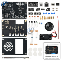 DC 5V DIY Digital FM Radio Kit 87-108MHz Adjustable Frequency RDA5807M FM Electronic Soldering Practice Assembly DIY Loose Parts