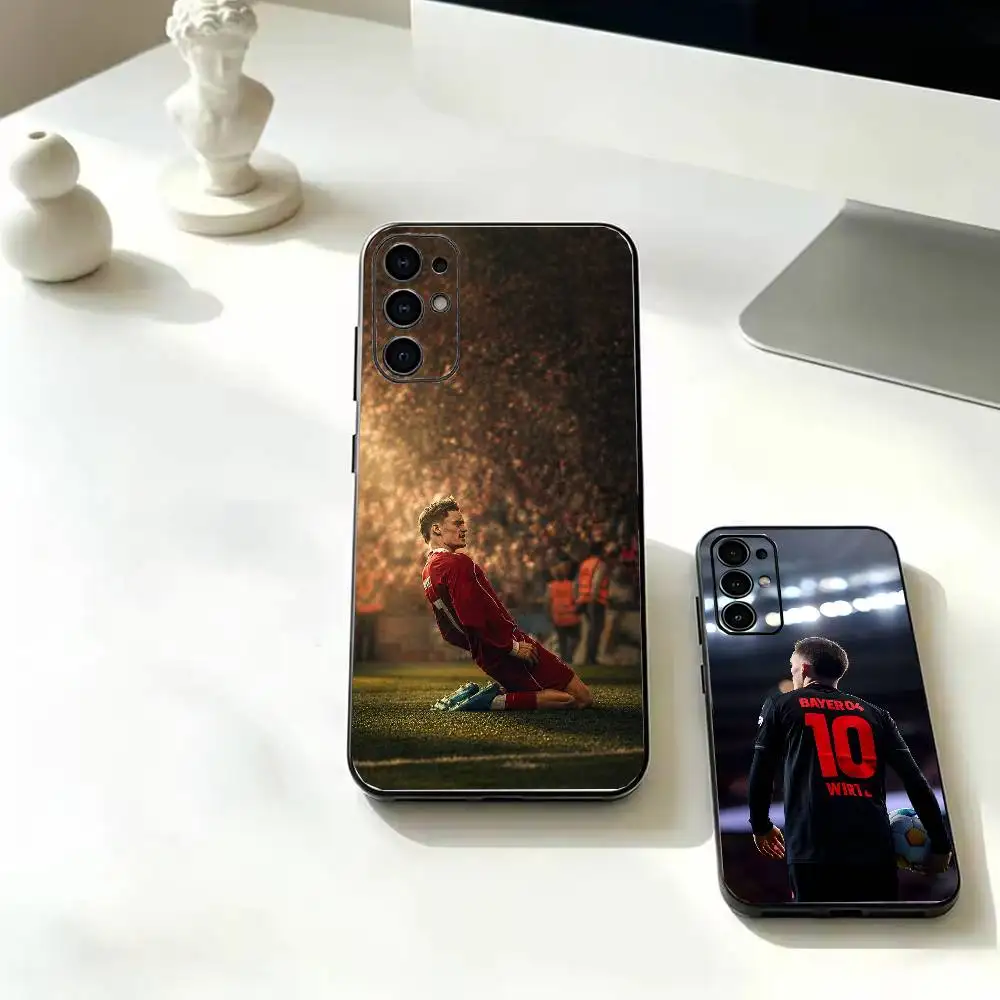 Чехол SuperStar F-Florian W-Wirtz для Samsung серий S21, S22, S23, S24, S25 FE Plus, мягкий, черный
