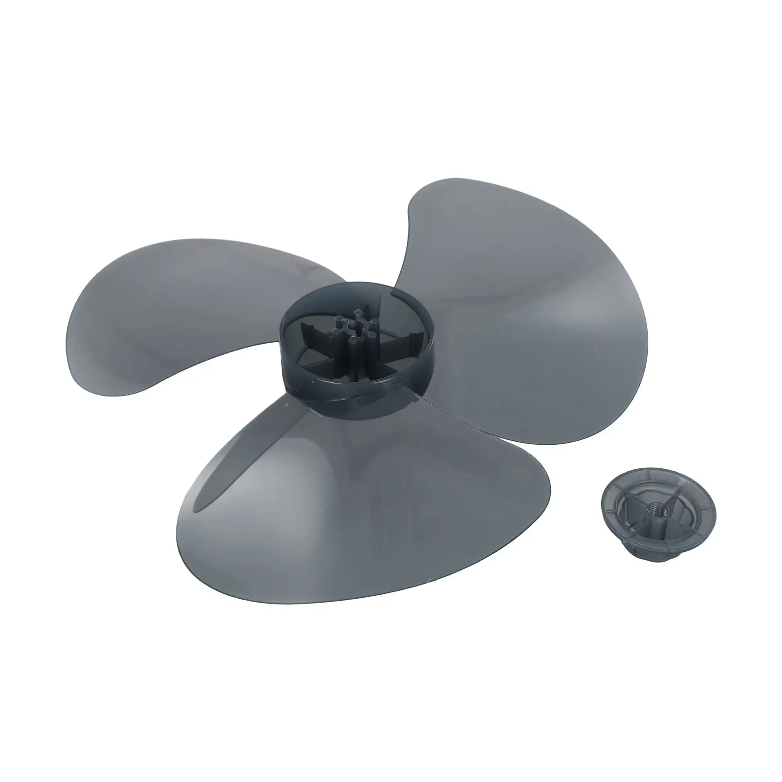 Pala de ventilador práctica de alta calidad, 3 hojas, blanco transparente, 1 Uds., transparente, negro, para mejorar el hogar, Pedestal de pie, pared de suelo