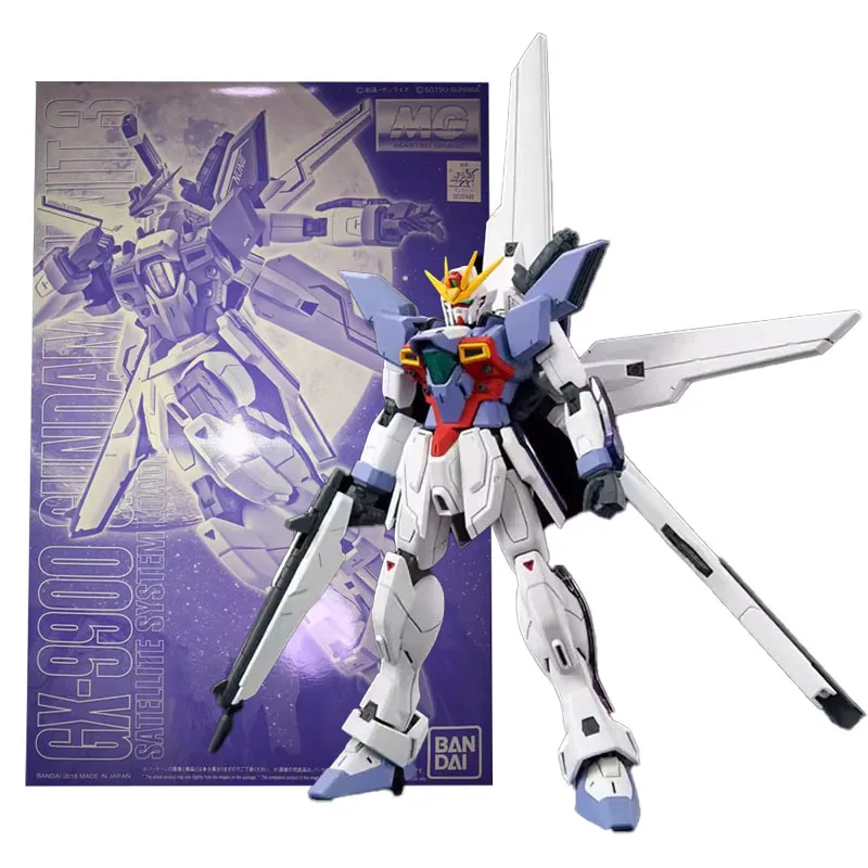 

Bandai Genuine Gundam Model Kit Anime Figure MG GX-9900 Gundam X Unit3 Collection Gunpla Anime Action Figure Toys for Children