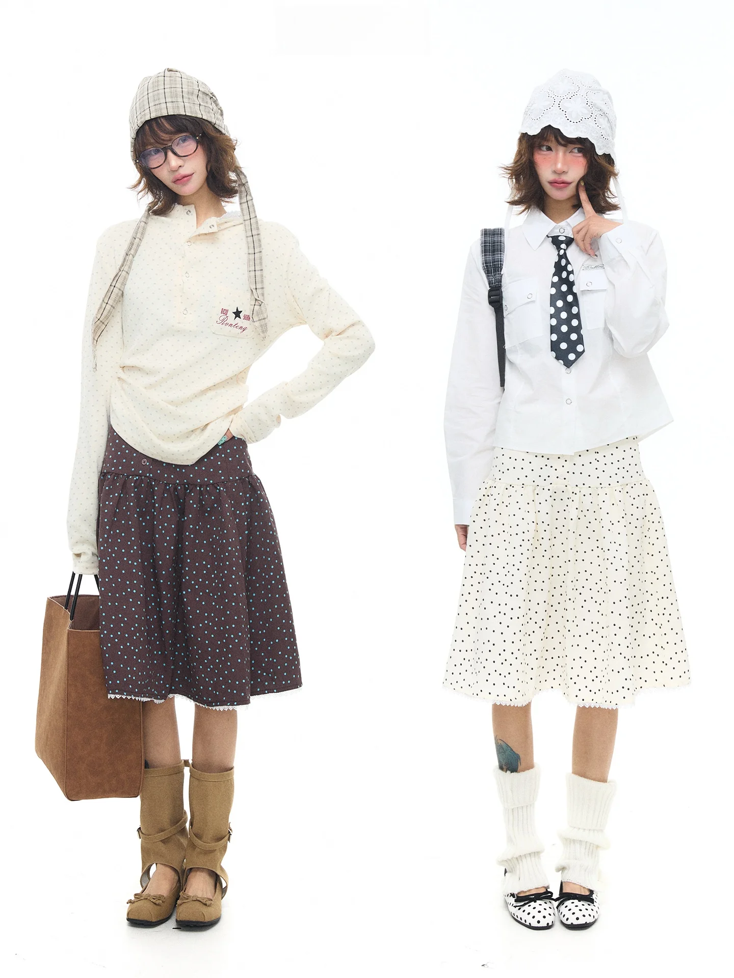 

Юбка-трапеция с кружевной отделкой и завышенной талией в корейском стиле, весенняя мода, женская, в нежном стиле, антистатическая