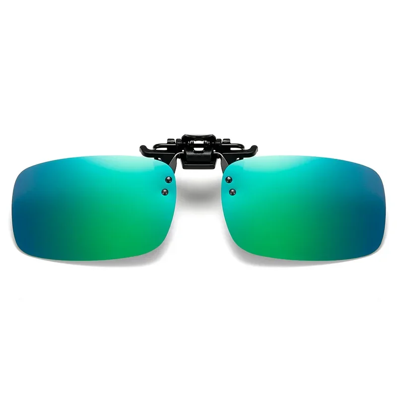 Polarized Clip-on Sunglasses for Men Retro Style Driving Glasses Clips