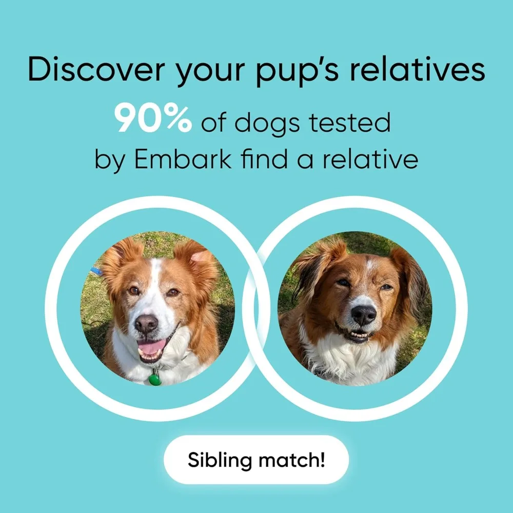 

Breed Identification Kit - Most Accurate Dog DNA Testing Kit - 99% Breed Ancestry Accuracy for Mixed Breed Dogs