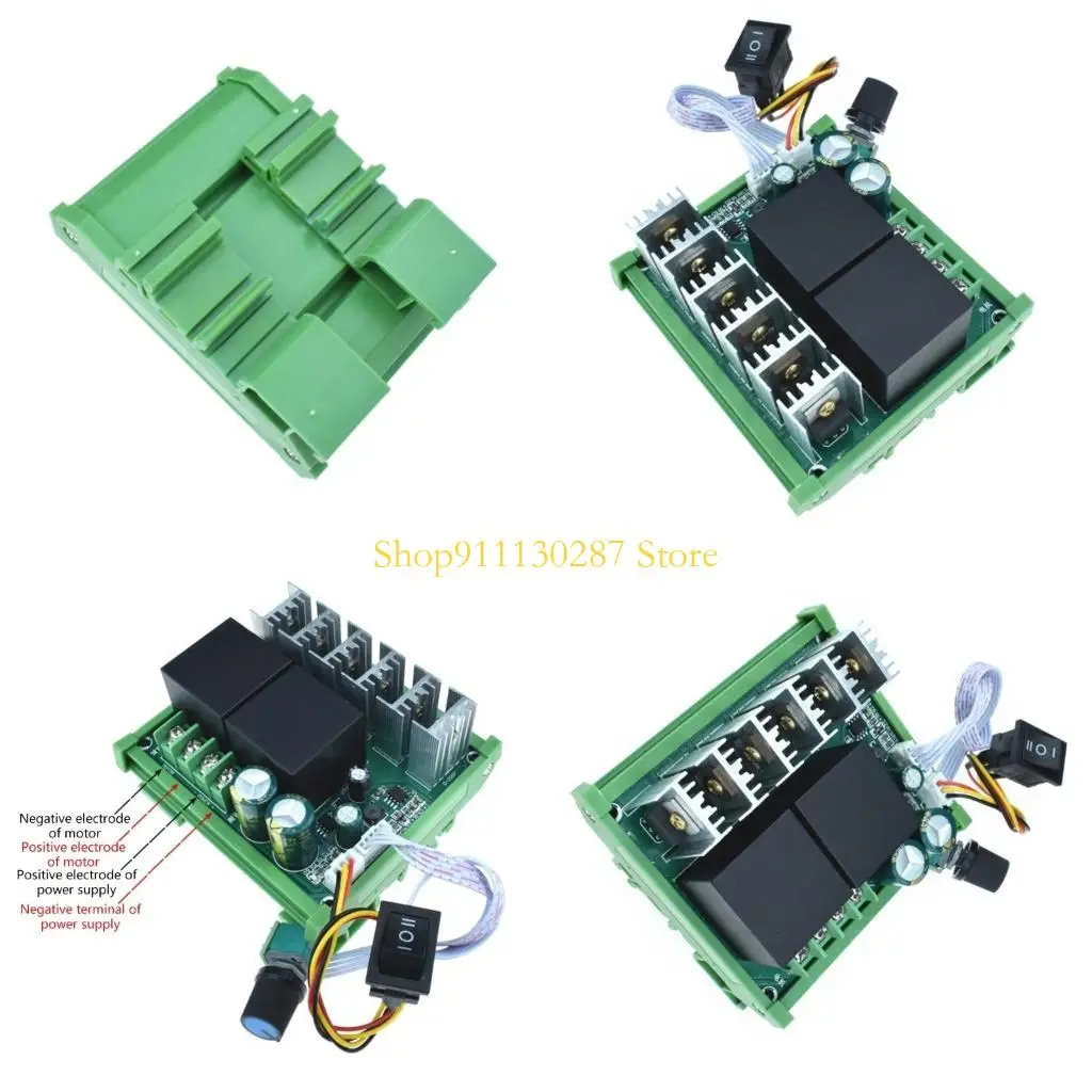 

J1HC 10-50V 12V 24V 36V 40A PWM DC Motor Speed Controller Digital Regulator Variable Speed Switch Display LED Control Circuit
