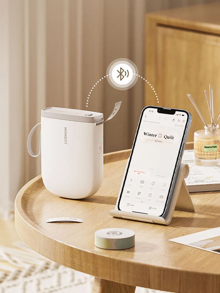 NIIMBOT D11 Nieuwe Versie Labelprinter Mini Draagbare 300 DPI Bluetooth Draadloze Label Maker Naamplaatje Keuken Sticker PrintingMaker - afbeelding 2