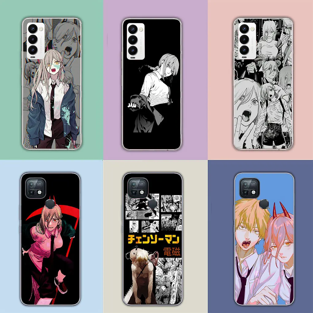 Tatsuki Fujimoto Chainsaw Man Gir Anime for Motorola Moto Edge 40 Pro 30 neo 20 One Fusion G200 E22 E40 E30 E22I Phone Case