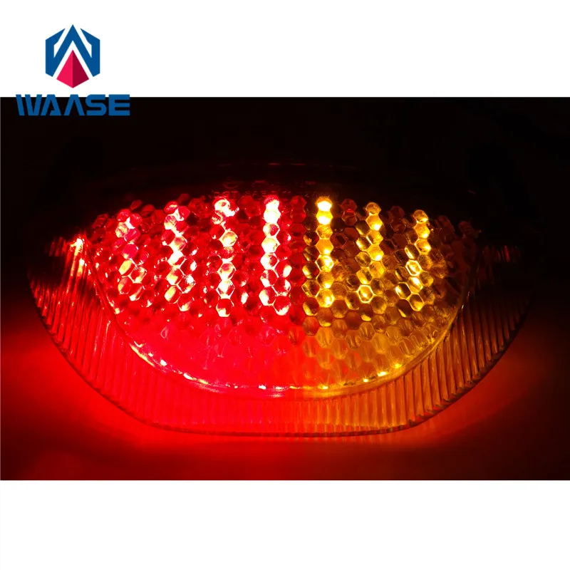 WAASE-Clignotants Arrière spatirés à LED, pour Honda CBR600RR CBR 600 RR 2007 2008 2009 2010 2011 2012