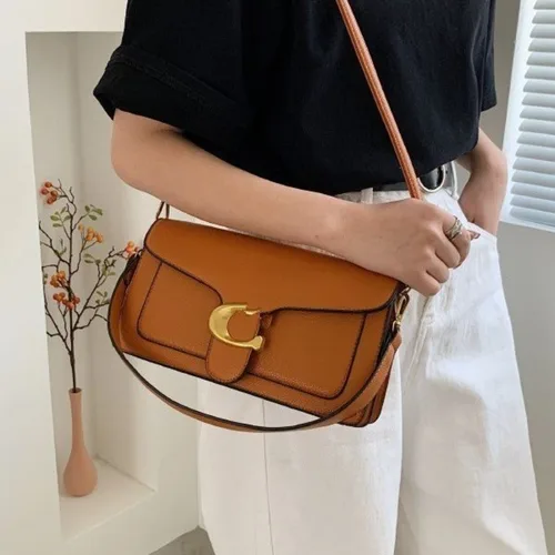 2025 nuevo bolso pequeño de Caviar para mujer, bolso cruzado portátil de doble uso, bolsos de moda simples transfronterizos, bolsos cruzados para mujer