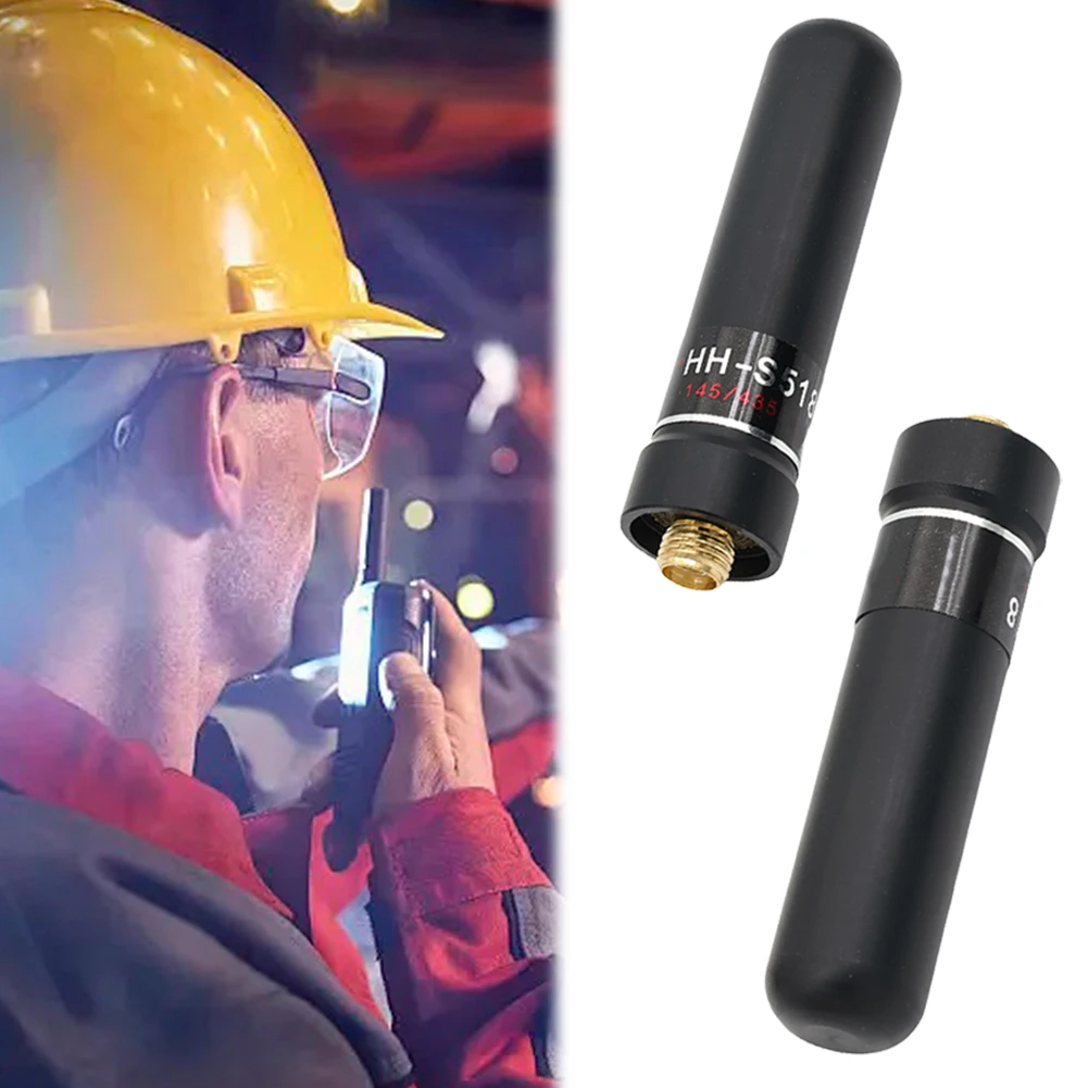 HH-S518 Stubby Antenna SMA-F UV 145/435 МГц Двухдиапазонная мини-антенна Двухчастотная антенна для Baofeng TYT Wouxun Icom Kenwood