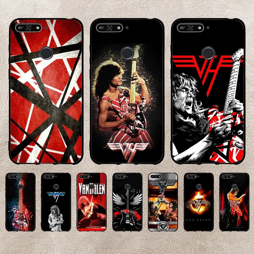 E-Eddie Van H-Halen Phone Case For Xiaomi 11 Redmi Note 11 5G 8T 9A 9 10T Note8Pro Note9 12SUltra Black Case