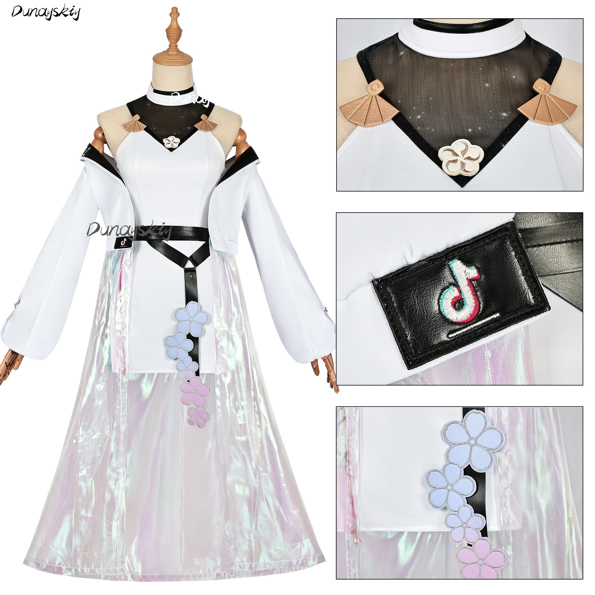 Game Genshin Impact Linkage TK Yae Miko Cosplay Costume Halloween Carnival Role Play Clothes Outfit for Women  Customized