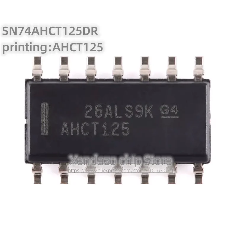 10pcs/lot SN74AHCT125DR printing AHCT125 SOP-14 package Original genuine Four bus buffer gate chip