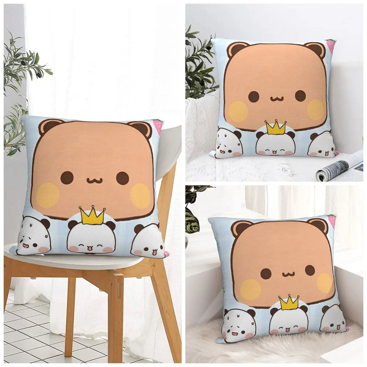 

Наволочка Bubu Dudu, наволочка с квадратным принтом, винтажные наволочки для дивана, автомобиля, домашний декор