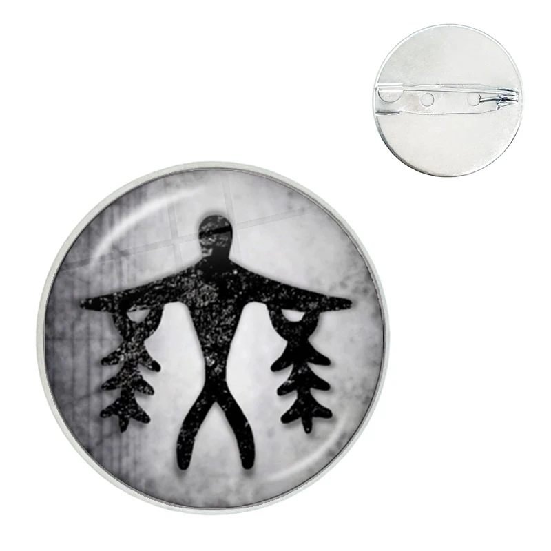 الإبداعية أنا أحب Maretu القلب زجاج قبة دبابيس قميص التلبيب حقيبة الملابس قبعة شارة الكرتون دبابيس هدية #3