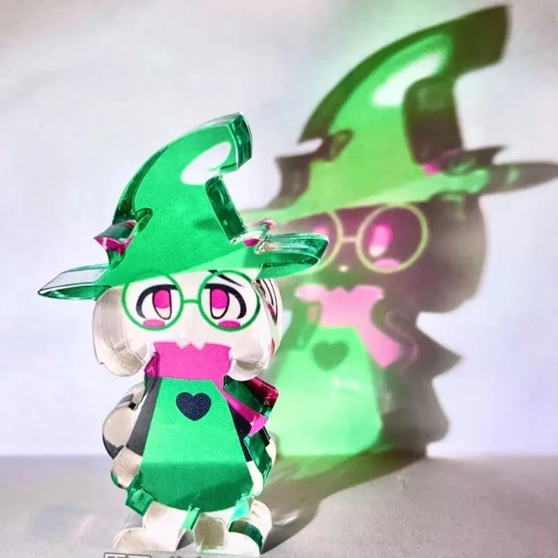 Kawaii Pixel Game Deltarune Series Acrylic Stand Cute Creativity Cartoon Character Ralsei Printing Stand Desktop Toy Fans Gift