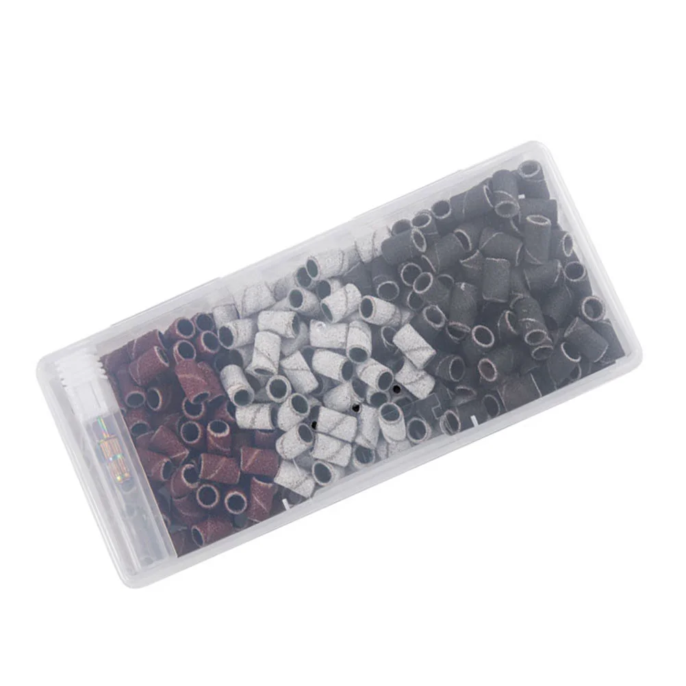 Sanding Ring Nail Tools Polishing Band Manicure Rings Grinder Accessory Girl Drill Bits Alloy