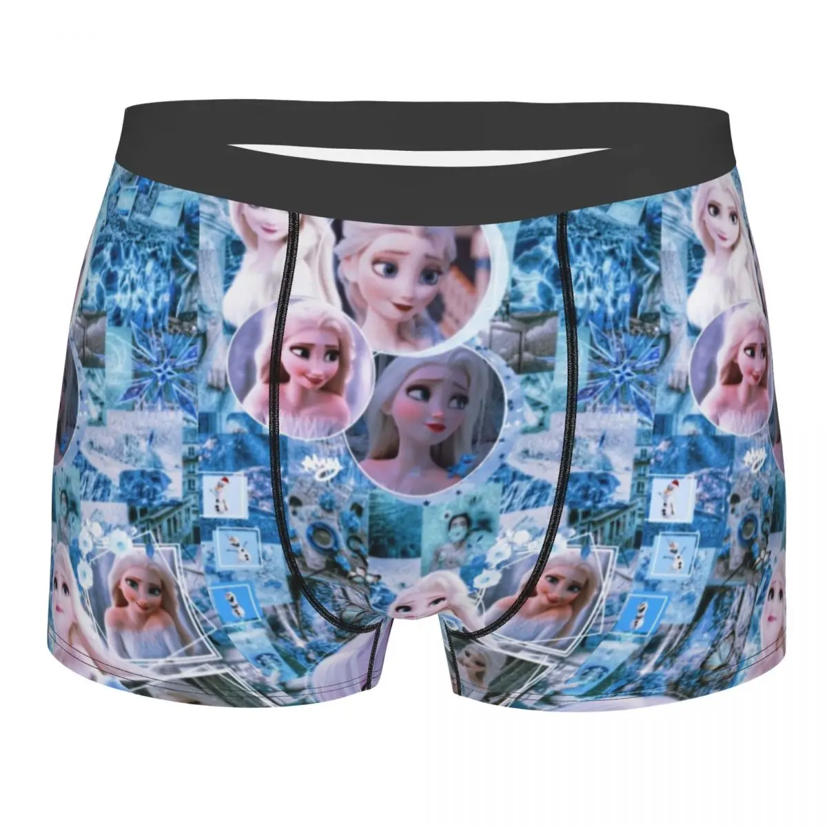 

Мужские эластичные трусы-боксеры с принтом «Холодное сердце» (Эльза и Анна)