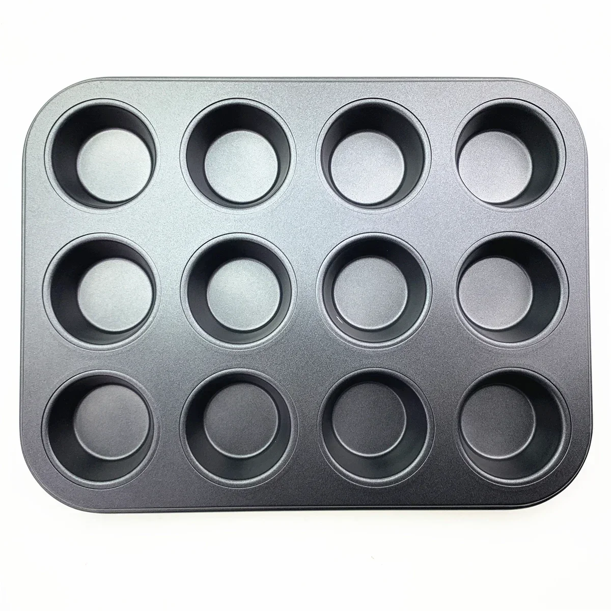 

Baking Mold 12 Round Non-stick Cake Mold Large Baking Pan Muffin Cake Tray Baking Mold Household