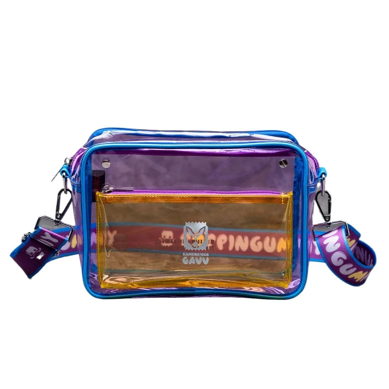

25Cm Original Kamen Rider Gab Impression Transparent Jelly Shoulder Bag, Crossbody Pain Bag