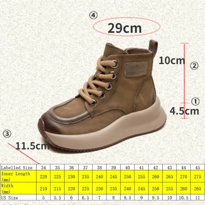 Fujin 4.5cm Motorcycle Spring Moccasins Chimney Boots Autumn Shoes Suede Cow Genuine Leather Women Ladies Fashion Ankle Booties