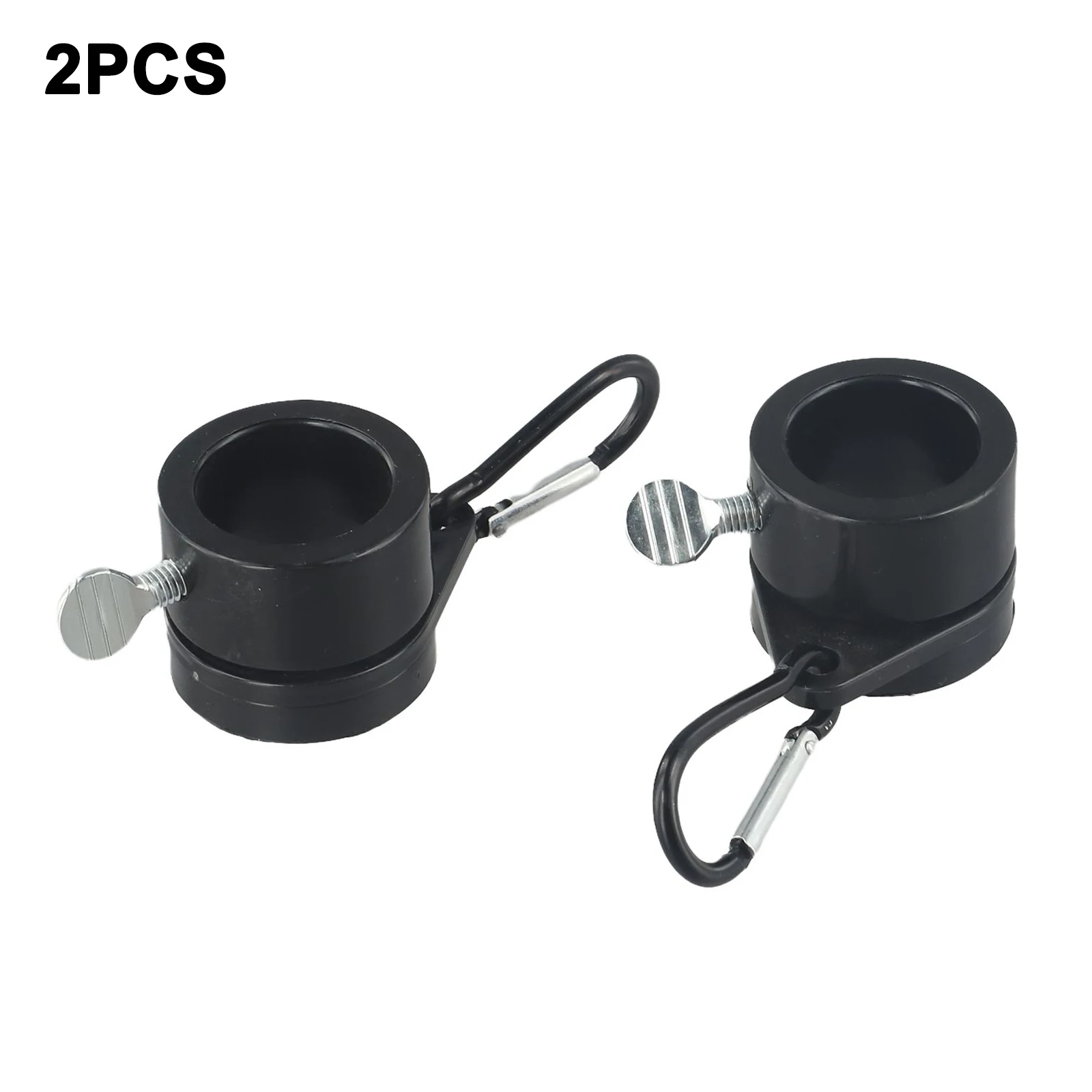 1 Pair 360 Degrees Rotating Flag Mounting Rings Flagpole Grommet Clip Attachment Flagpole Rotating Rings Clips Fixing Tools