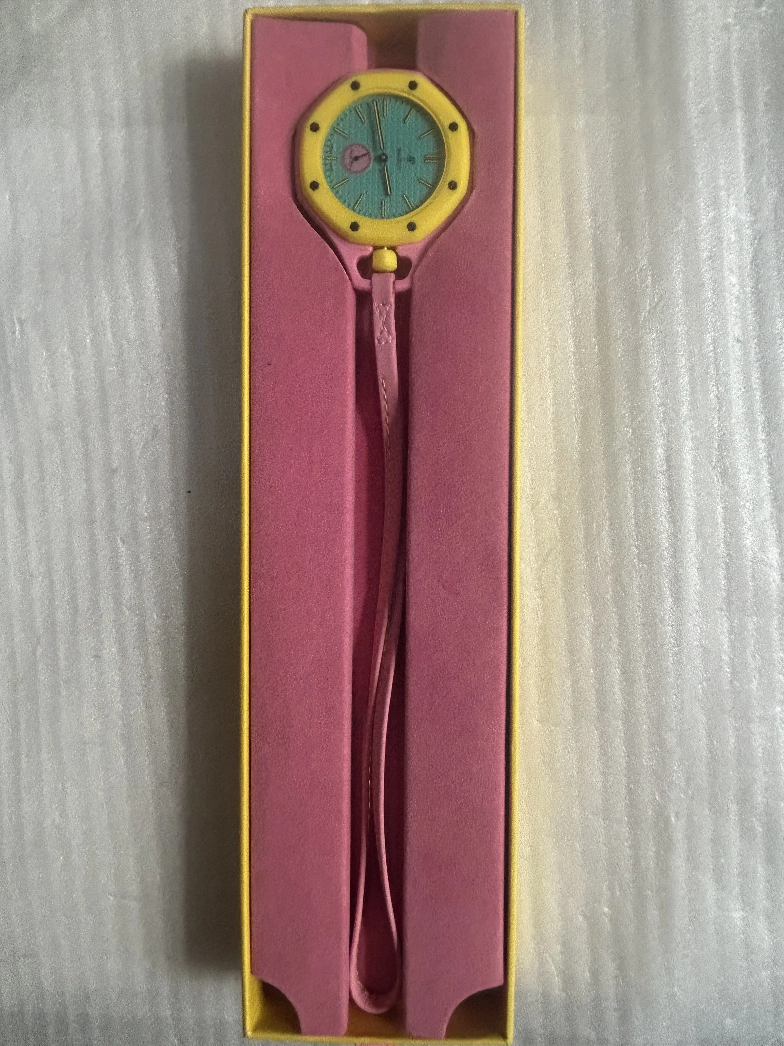 1:1 Replica With Box AP Swatch Joint Watch Quartz PockeWatch Royal Pop Oak Pocket Watch Couple Watch Exquisite Birthday New Gift view 6