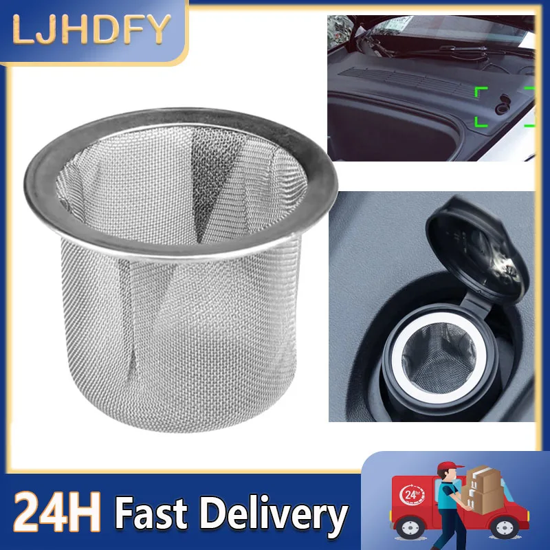 Anti-Clog Wiper Fluid Funnel forTesla Model 3 Y Windshield Washer Glass Water Filter Fluid Funnel Travel Accessories