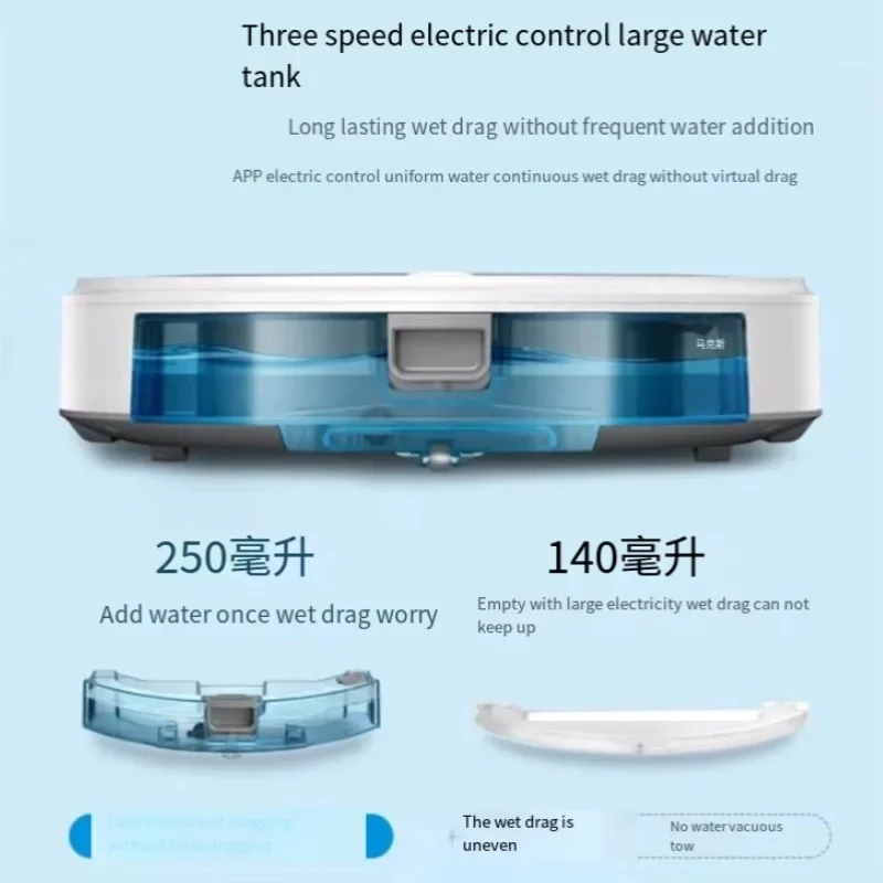 V7S robotic vacuum cleaner with smart automatic cleaning, suction, and mopping functions, controlled remotely via app